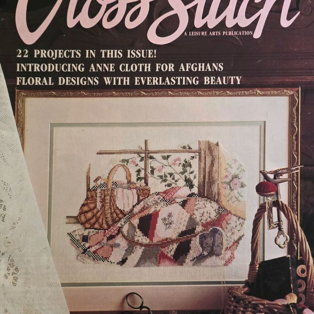 For The Love Of Cross Stitch Magazine Premier Issue 22 Projects Including Cloth